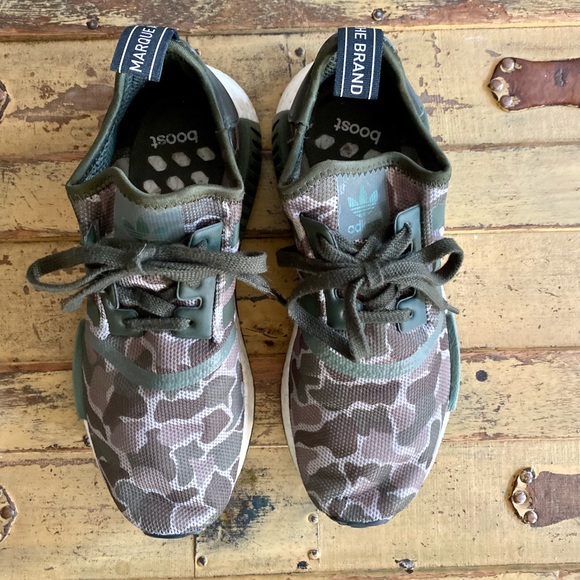 ADIDAS NMD R1 CAMO PATTERN SNEAKERS WORKOUT SHOES ADIDAS ORIGINALS - Picture 5 of 11